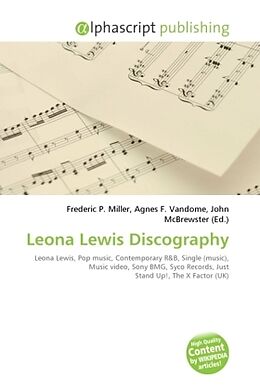 Couverture cartonnée Leona Lewis Discography de 