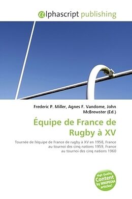 Couverture cartonnée Équipe de France de Rugby à XV de 