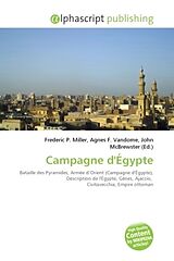 Couverture cartonnée Campagne d'Égypte de 