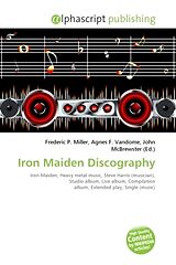 Couverture cartonnée Iron Maiden Discography de 