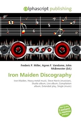 Couverture cartonnée Iron Maiden Discography de 