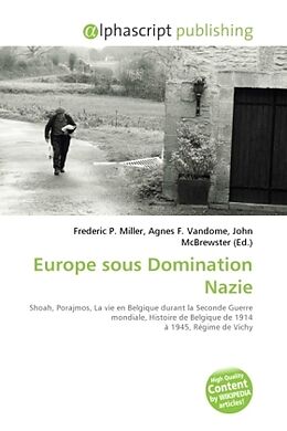 Couverture cartonnée Europe sous Domination Nazie de 