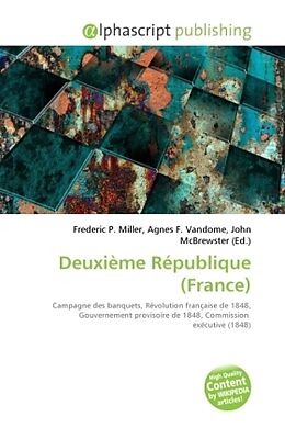 Couverture cartonnée Deuxième République (France) de 