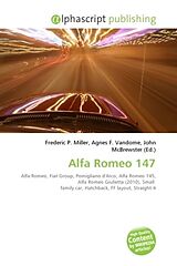 Couverture cartonnée Alfa Romeo 147 de 