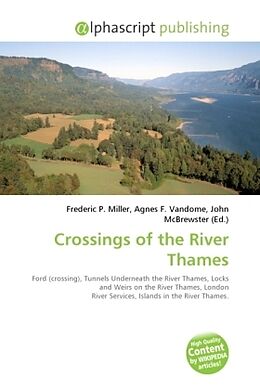 Couverture cartonnée Crossings of the River Thames de 