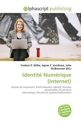 Couverture cartonnée Identité Numérique (Internet) de 