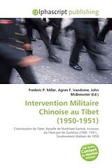 Couverture cartonnée Intervention Militaire Chinoise au Tibet (1950-1951) de 