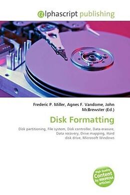 Couverture cartonnée Disk Formatting de 