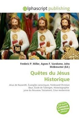 Couverture cartonnée Quêtes du Jésus Historique de 