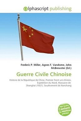 Couverture cartonnée Guerre Civile Chinoise de 