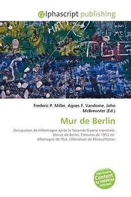 Couverture cartonnée Mur de Berlin de 