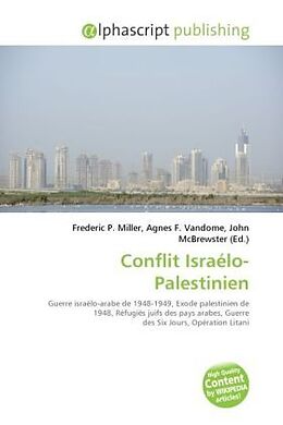 Couverture cartonnée Conflit Israélo-Palestinien de 