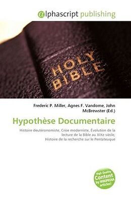 Couverture cartonnée Hypothèse Documentaire de 