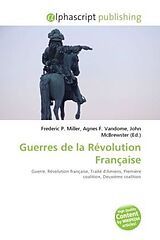 Couverture cartonnée Guerres de la Révolution Française de 