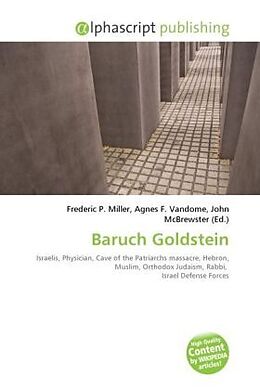 Couverture cartonnée Baruch Goldstein de 