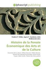 Couverture cartonnée Histoire de la Pensée Économique des Arts et de la Culture de 