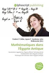 Couverture cartonnée Mathématiques dans l'Égypte Antique de 