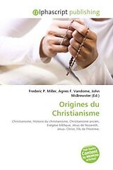 Couverture cartonnée Origines du Christianisme de 