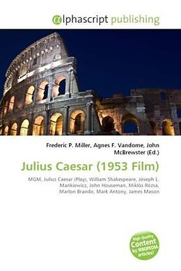 Couverture cartonnée Julius Caesar (1953 Film) de 