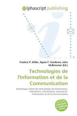 Couverture cartonnée Technologies de l'Information et de la Communication de 