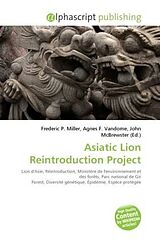 Couverture cartonnée Asiatic Lion Reintroduction Project de 