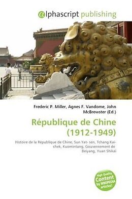 Couverture cartonnée République de Chine (1912-1949) de 