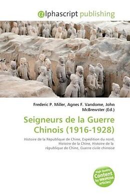 Couverture cartonnée Seigneurs de la Guerre Chinois (1916-1928) de 