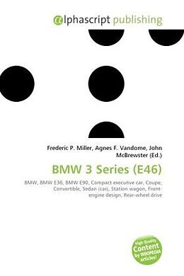 Couverture cartonnée BMW 3 Series (E46) de 