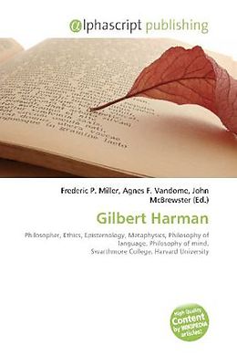 Kartonierter Einband Gilbert Harman von 
