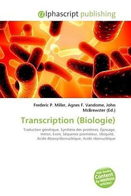 Couverture cartonnée Transcription (Biologie) de 