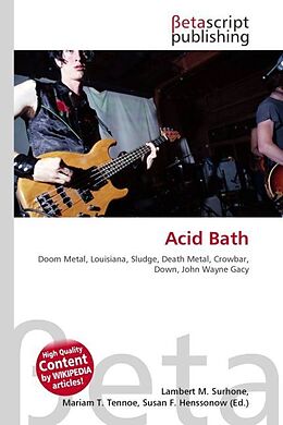 Kartonierter Einband Acid Bath von 