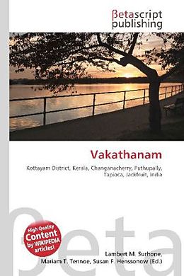 Couverture cartonnée Vakathanam de 