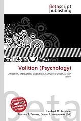 Couverture cartonnée Volition (Psychology) de 