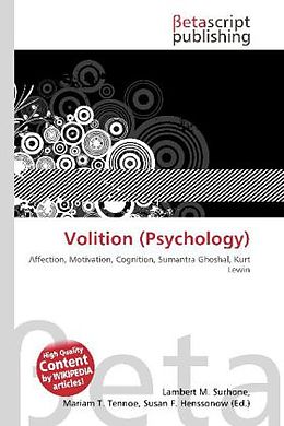 Kartonierter Einband Volition (Psychology) von 