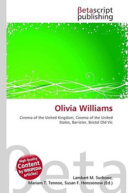 Kartonierter Einband Olivia Williams von 