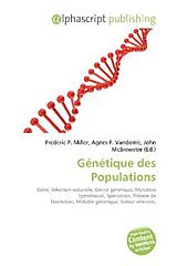 Couverture cartonnée Génétique des Populations de 