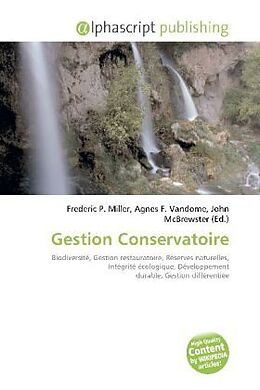 Couverture cartonnée Gestion Conservatoire de 