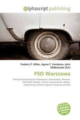 Couverture cartonnée FSO Warszawa de 