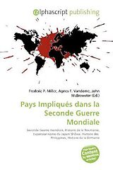 Couverture cartonnée Pays Impliqués dans la Seconde Guerre Mondiale de 