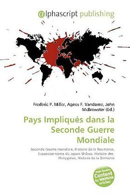 Couverture cartonnée Pays Impliqués dans la Seconde Guerre Mondiale de 