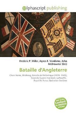 Couverture cartonnée Bataille d'Angleterre de 