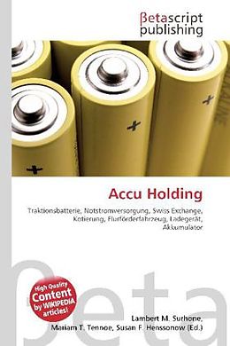 Kartonierter Einband Accu Holding von 
