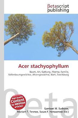 Kartonierter Einband Acer stachyophyllum von 