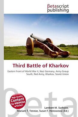 Couverture cartonnée Third Battle of Kharkov de 