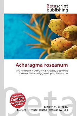 Kartonierter Einband Acharagma roseanum von 