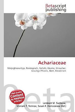 Kartonierter Einband Achariaceae von 