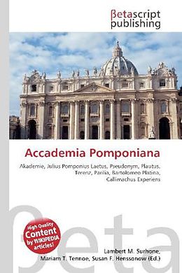 Kartonierter Einband Accademia Pomponiana von 