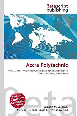 Kartonierter Einband Accra Polytechnic von 