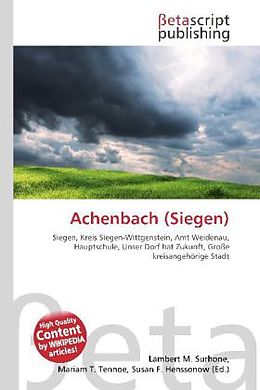 Kartonierter Einband Achenbach (Siegen) von 