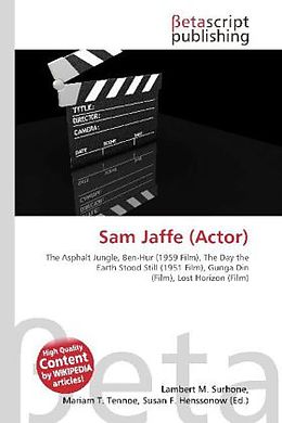 Kartonierter Einband Sam Jaffe (Actor) von 